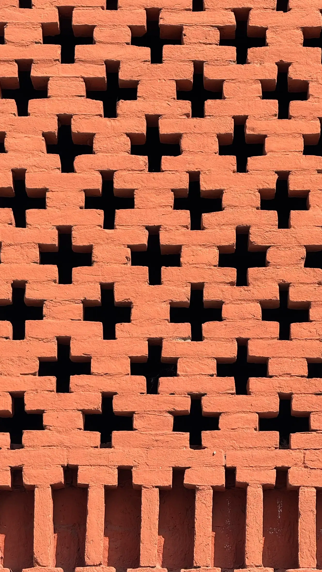 Brick latticework