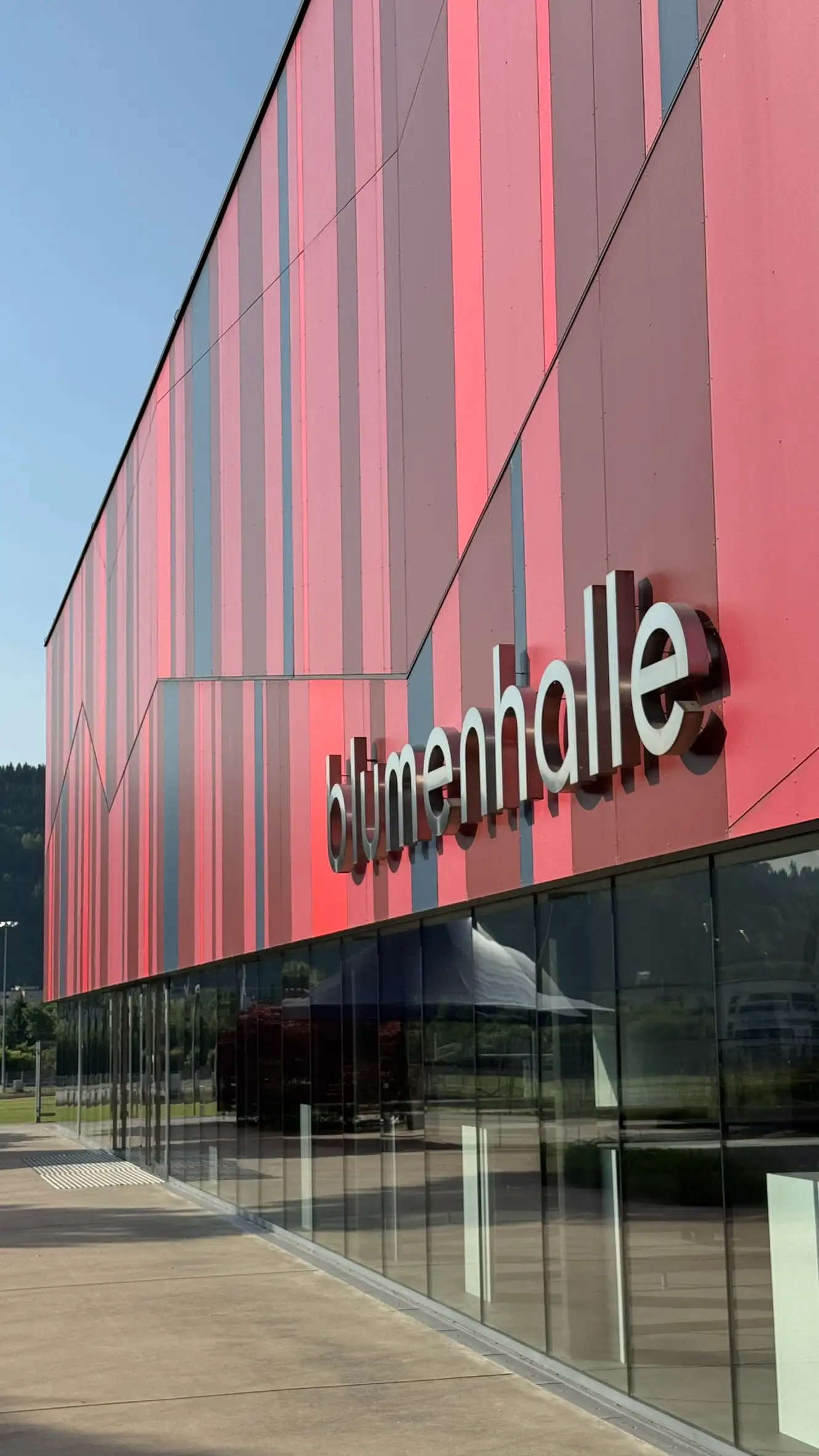 Großzügige Glasflächen im Erdgeschoß sorgen für natürliches Licht.