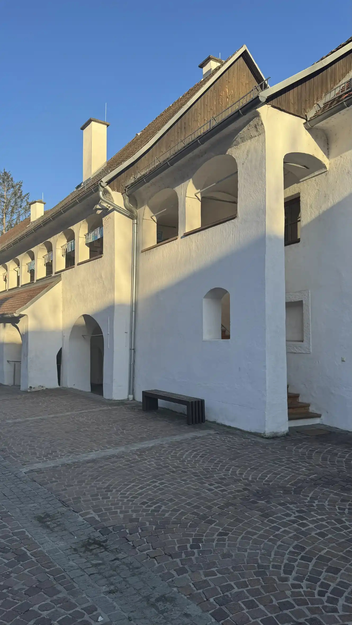 Arcaded inner courtyard