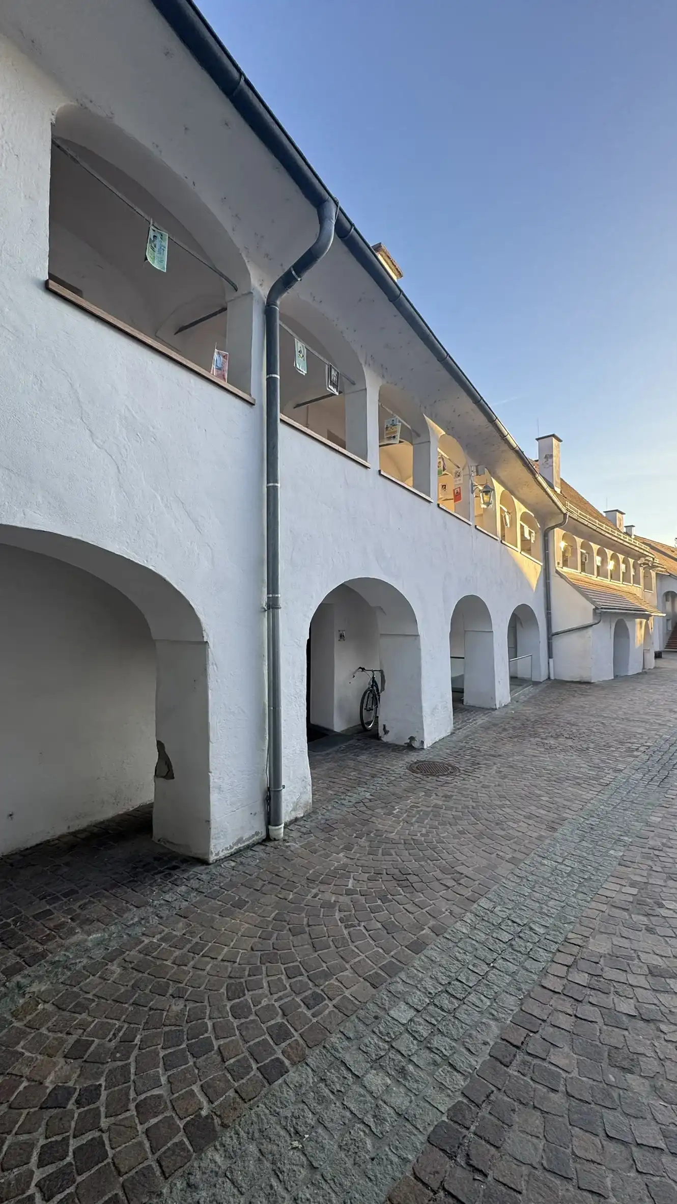 Arcaded inner courtyard