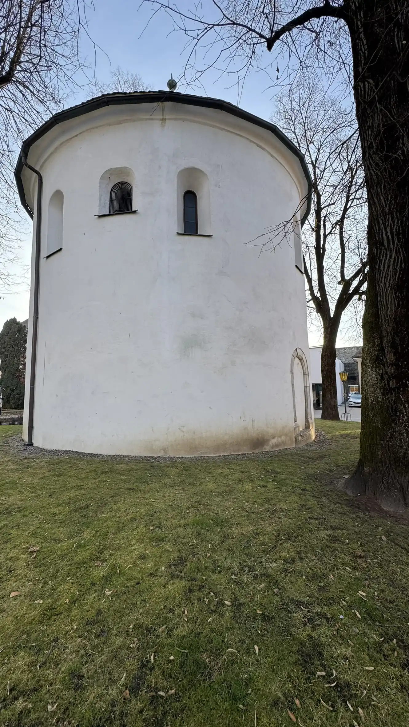 Charnel house, viewed from the western end of Kirchplatz