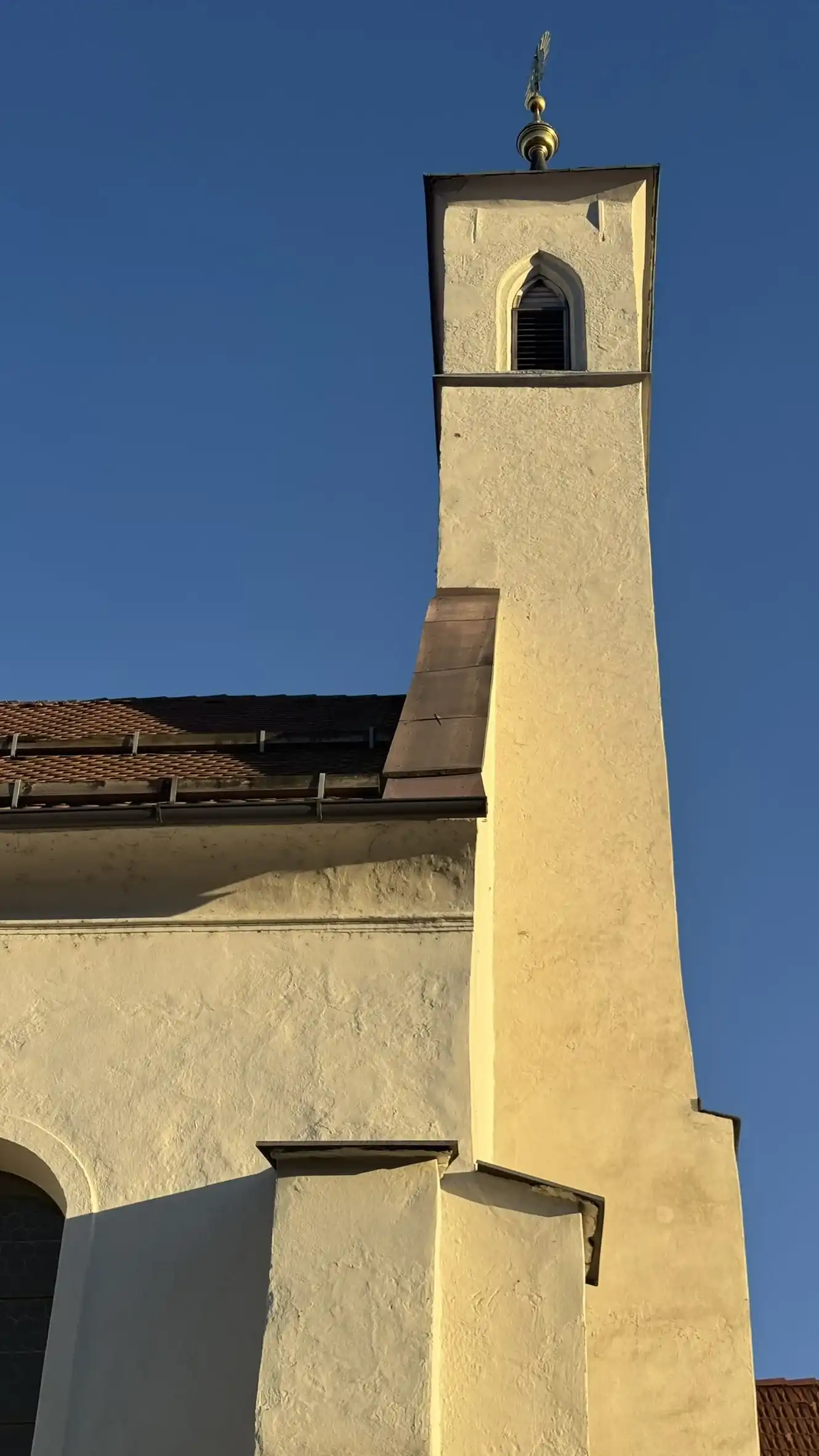 North-west face of the tower