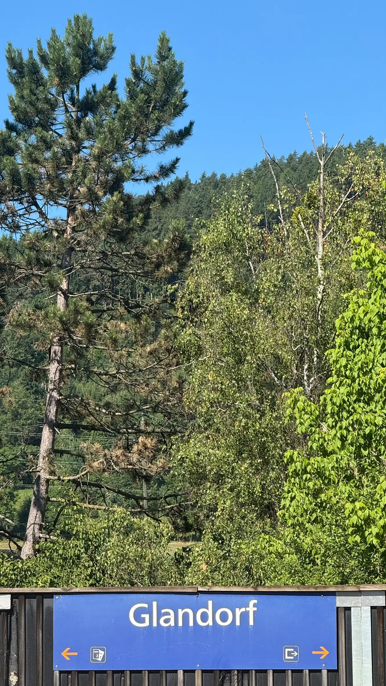 The Glandorf Station was the first railway station to serve St. Veit an der Glan.