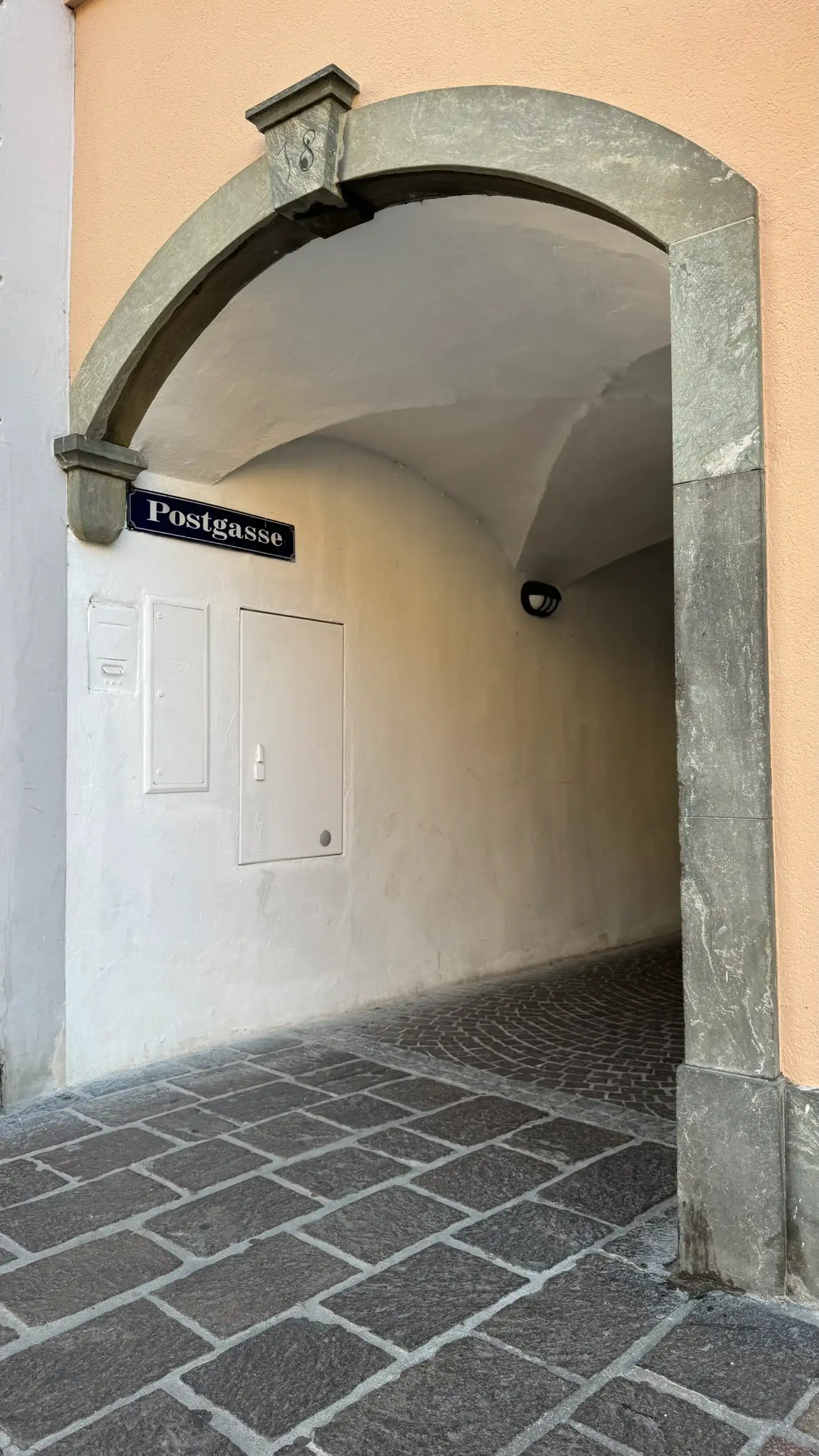Postgasse; street signage