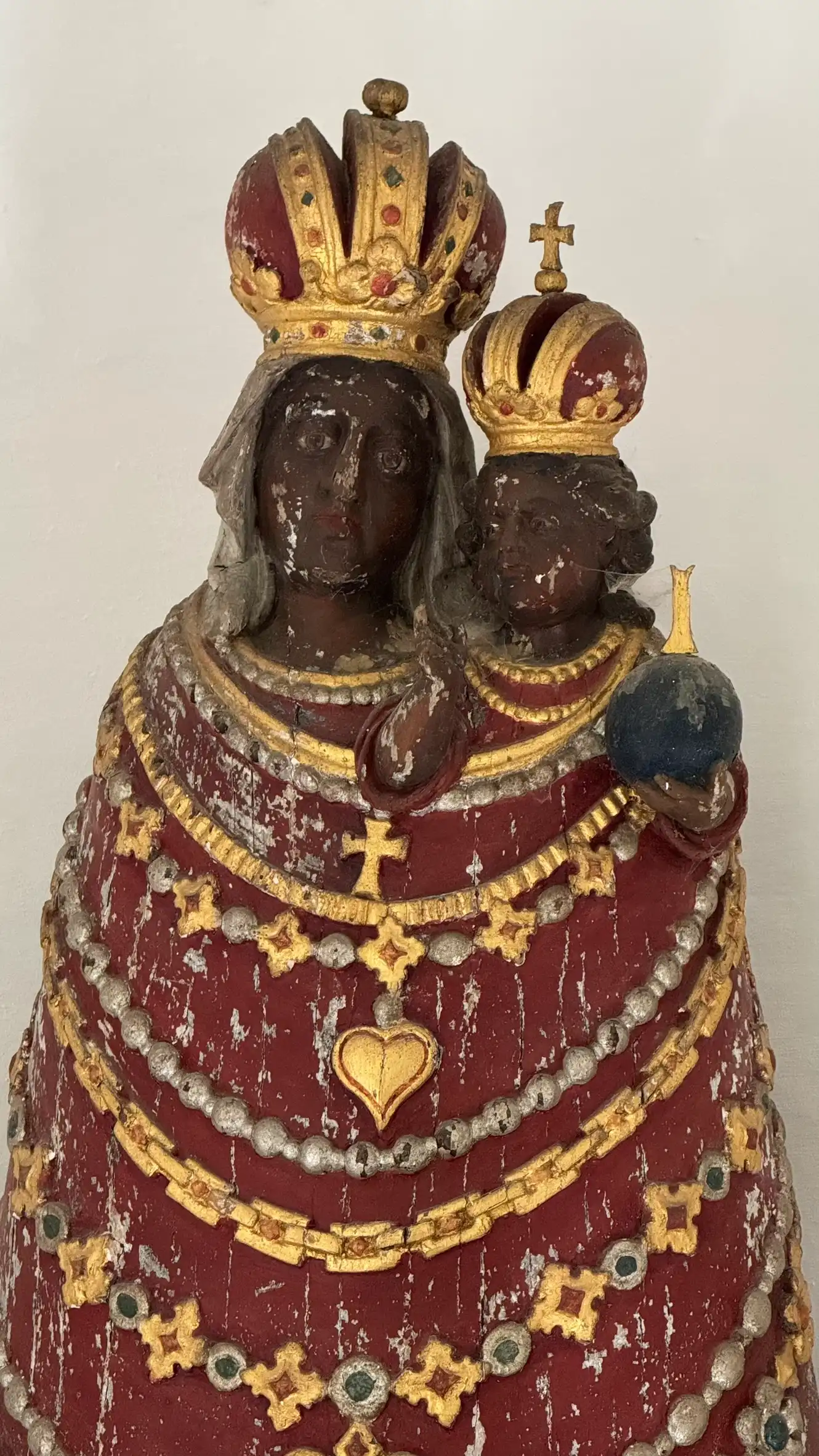 “Black Infant Jesus” holding an “orb”