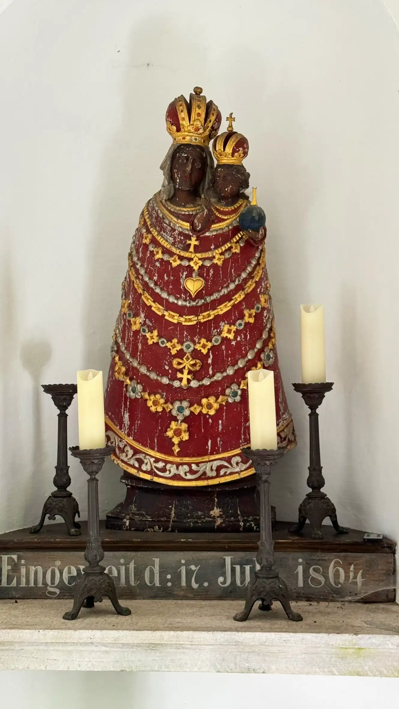 Inscription: consecrated on 17 July 1864