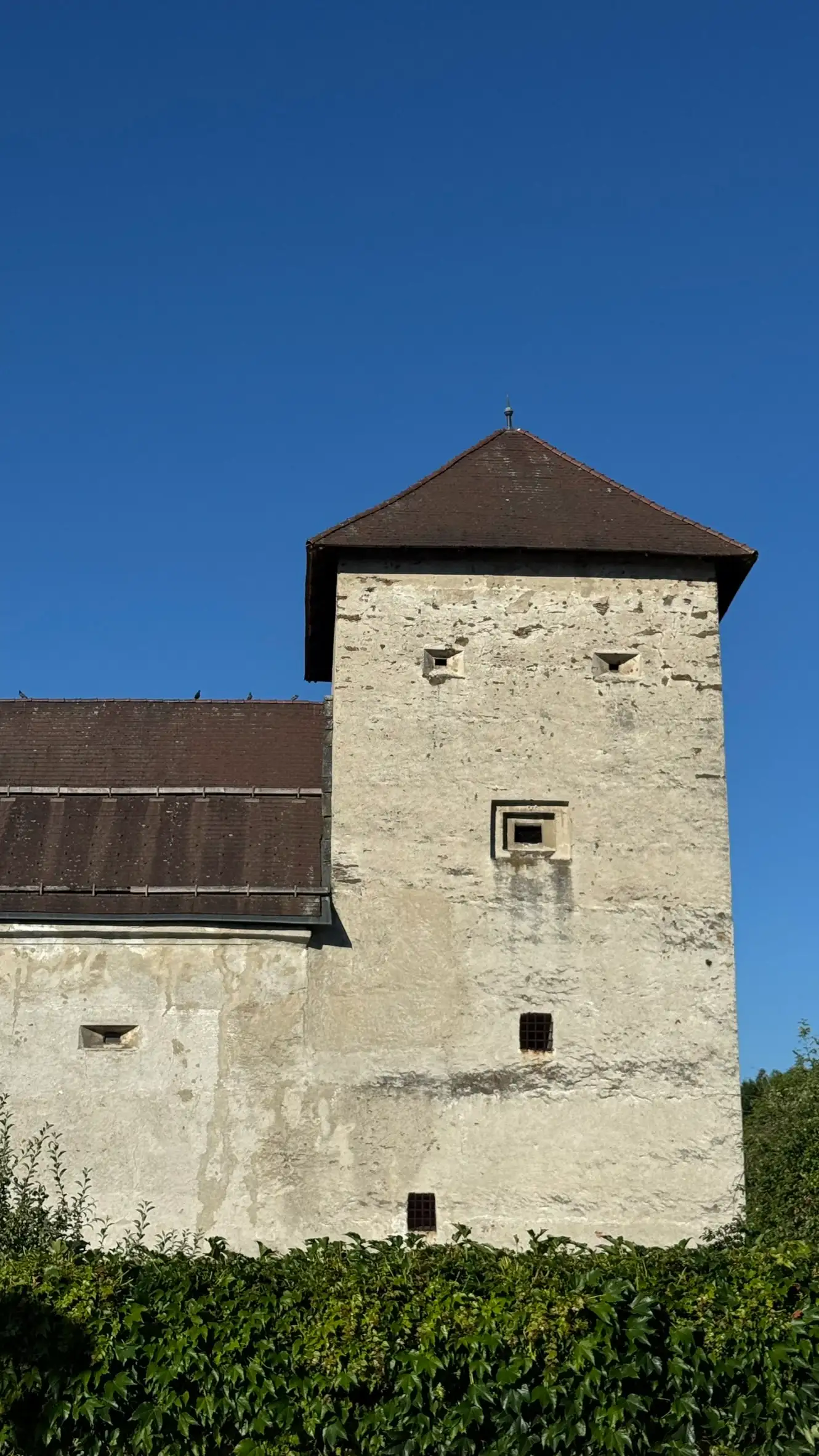 Wehrturm, fotografiert von der Grabenstraße