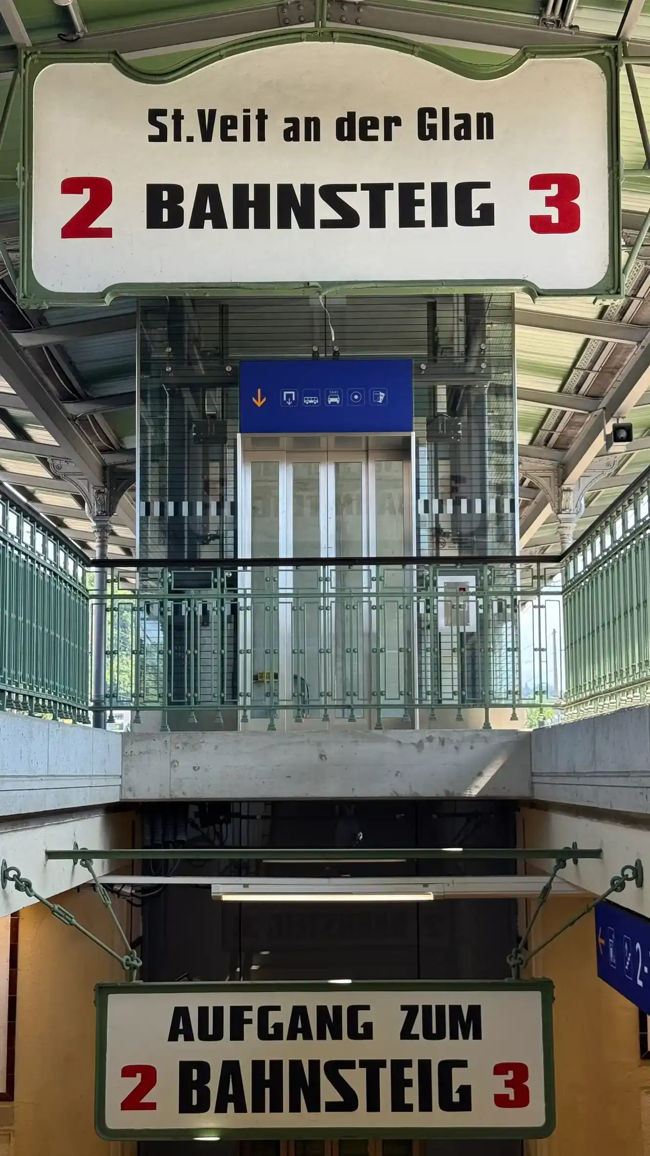 Vintage wayfinding signs