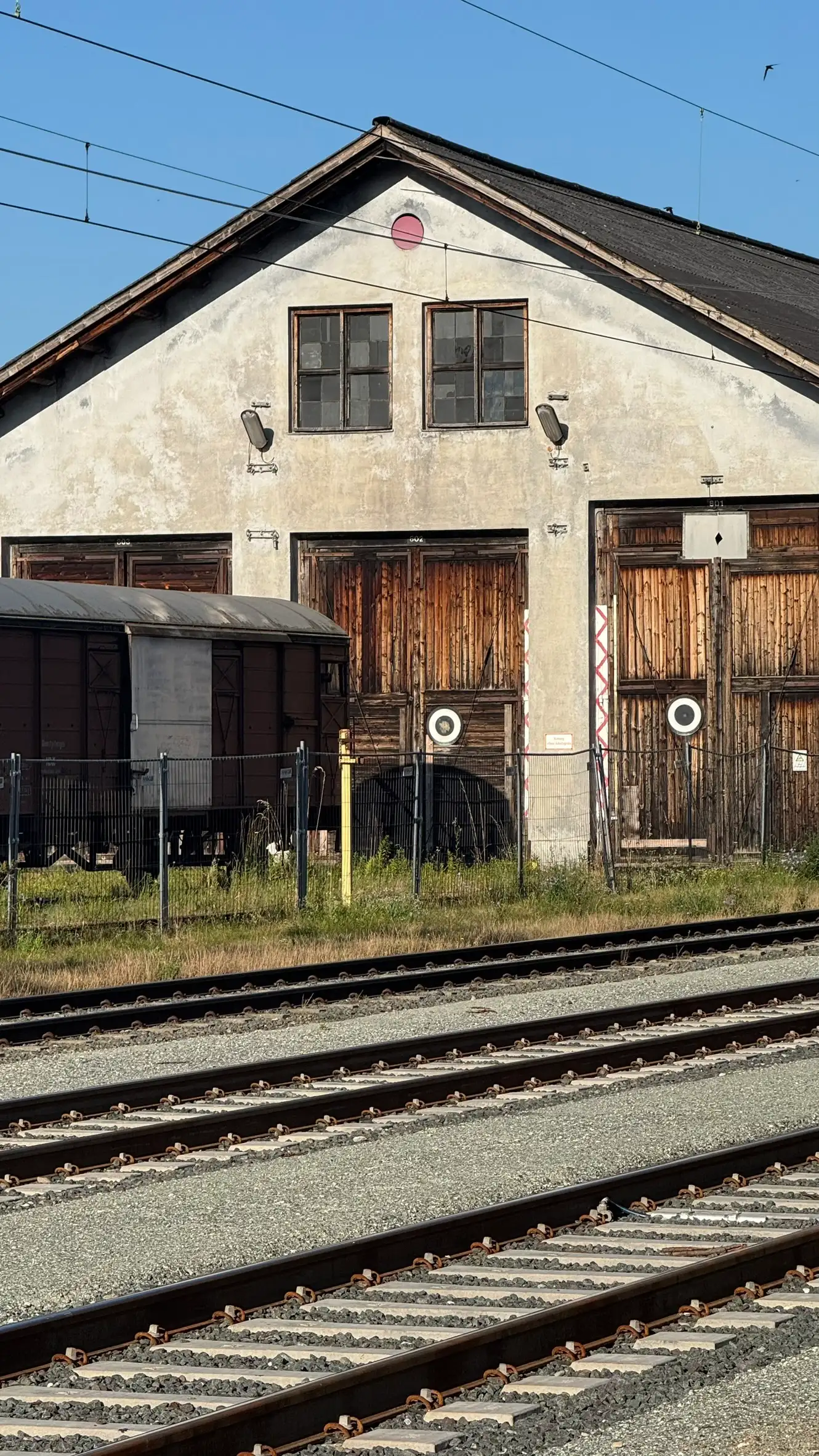 Das Heizhaus wurde 1880 errichtet.