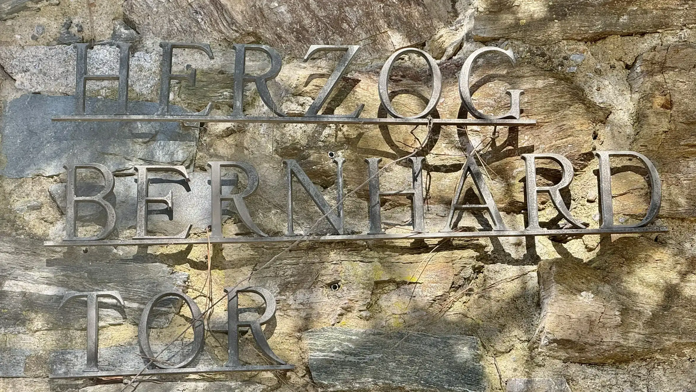 Signage - Herzog-Bernhard-Tor