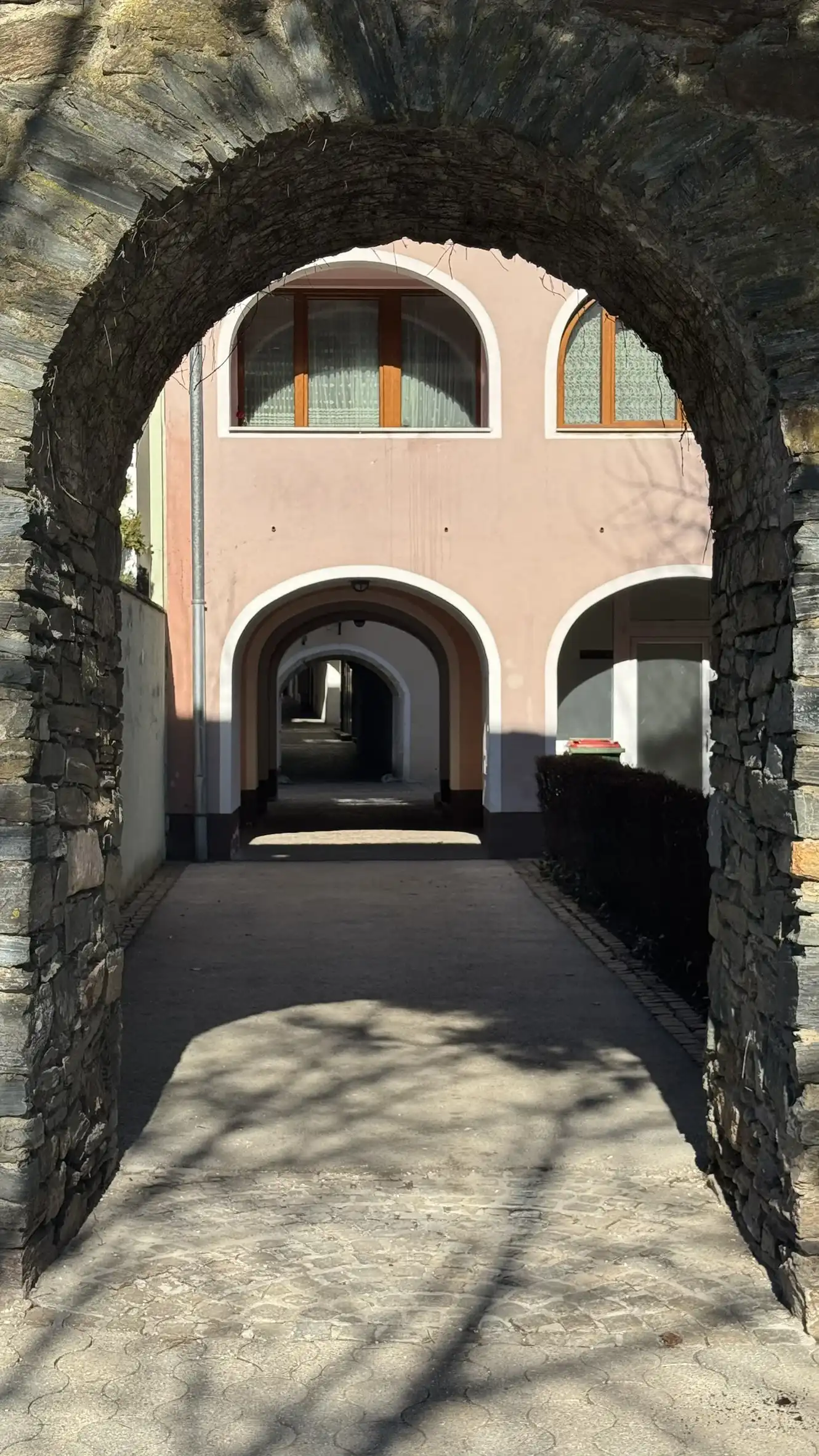 Herzog-Bernhard-Tor is an arched gate in the south-east section of the town wall.