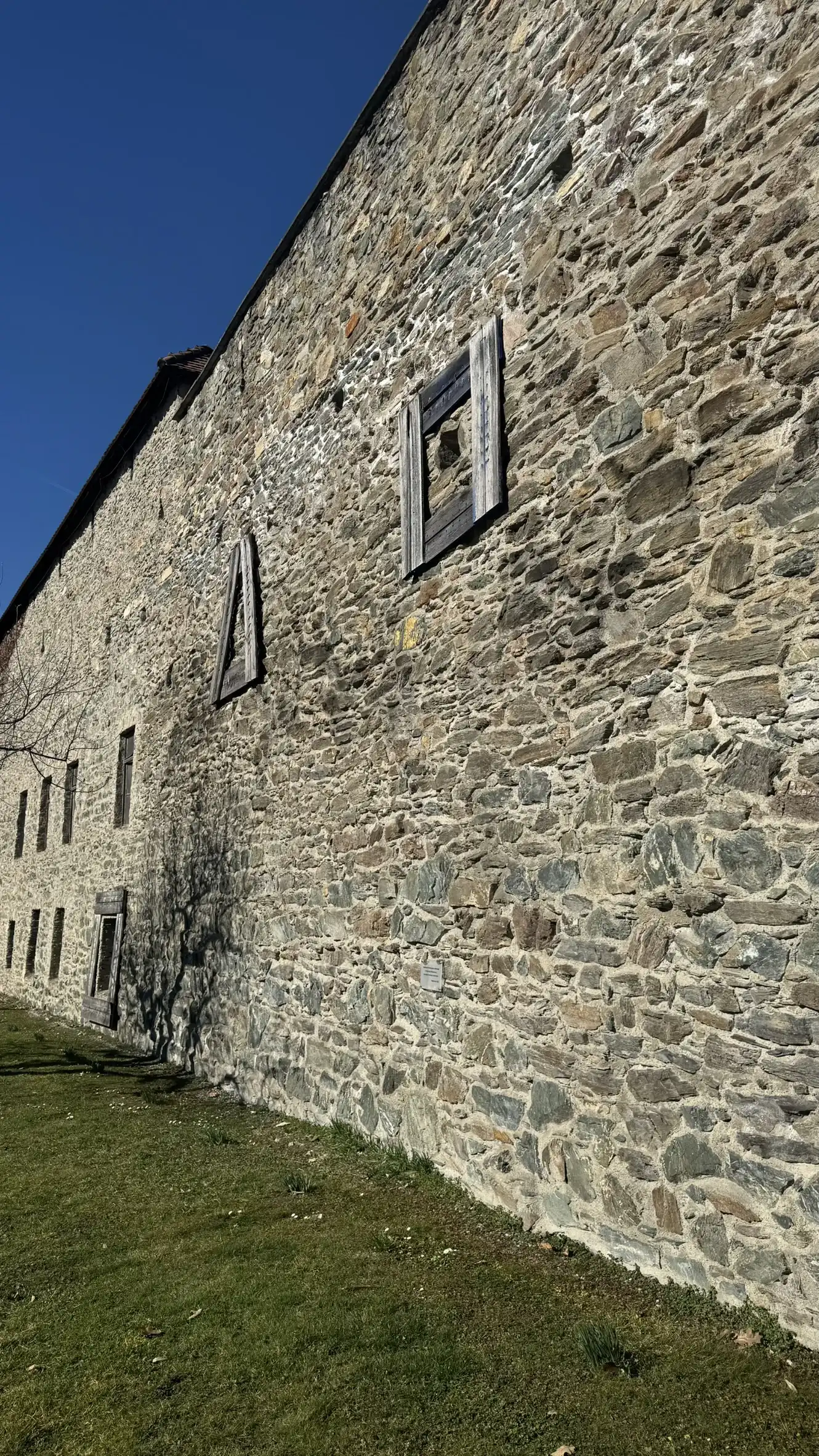 The town wall next to the Skulpturenpark