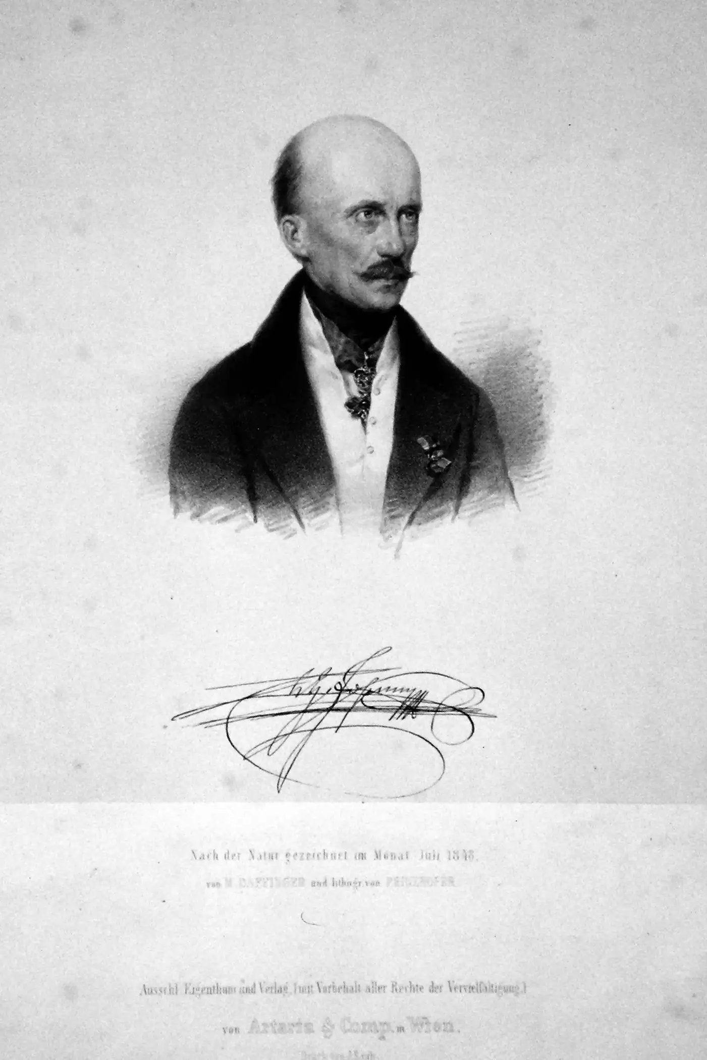 Johann von Österreich (1782–1859), Erzherzog, Reichsverweser | Lithografie, 1848