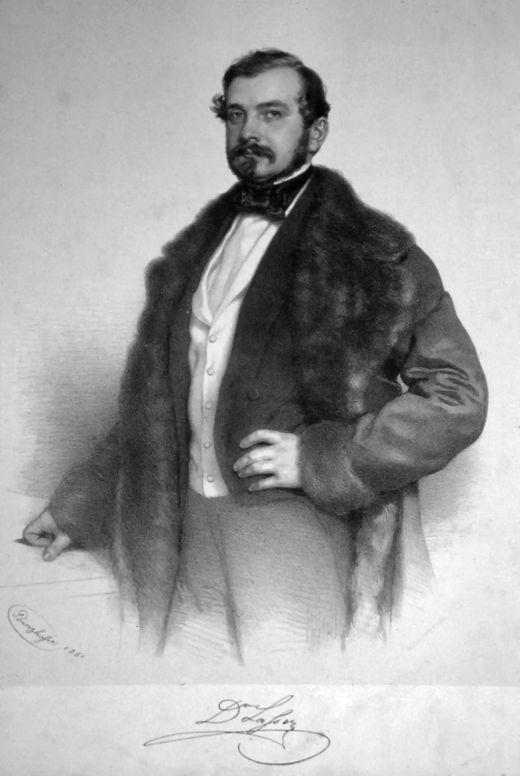 Josef Lasser von Zollheim | Lithografie, 1851