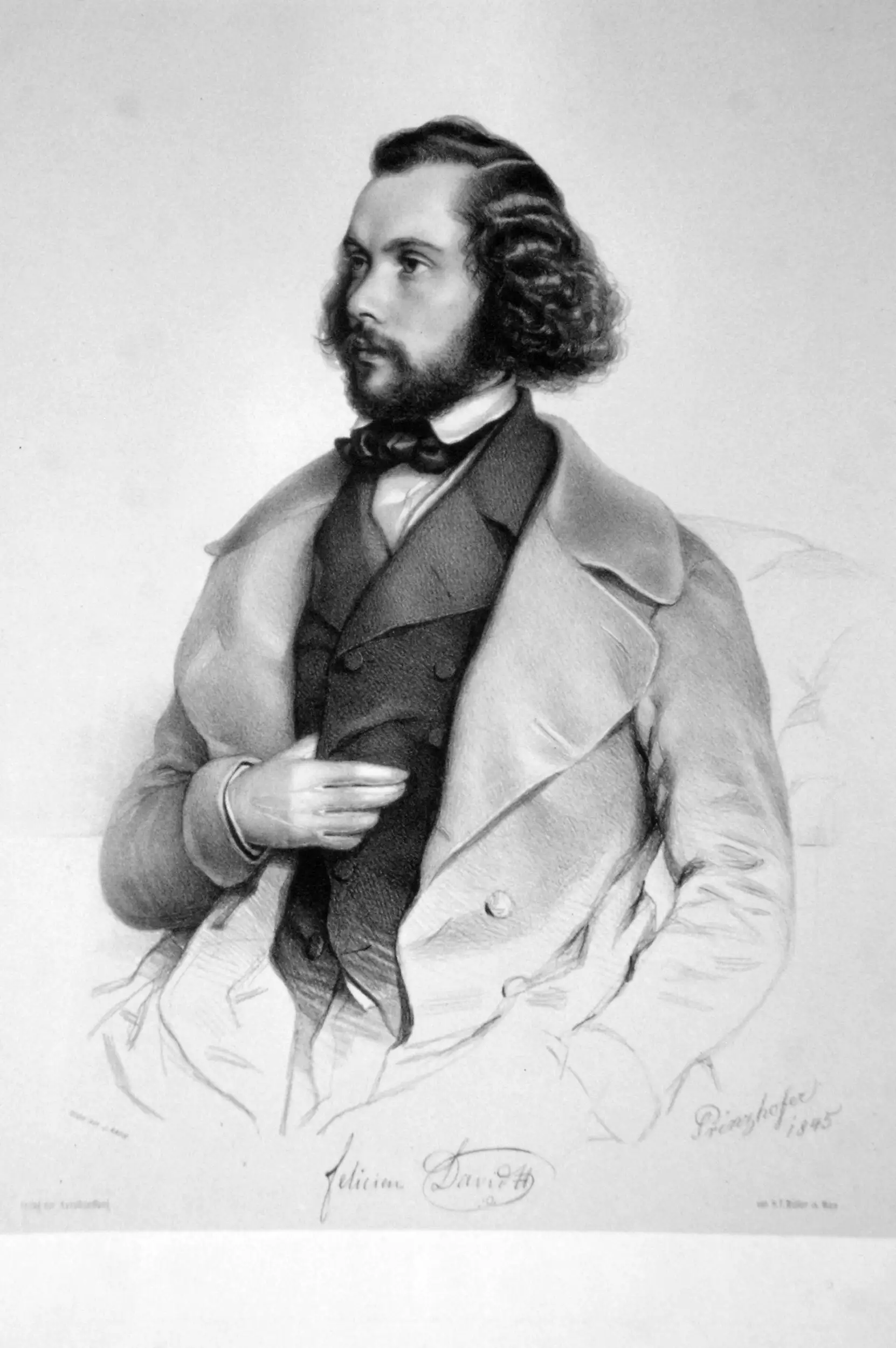 Felicien-Cesar David | lithograph, 1845