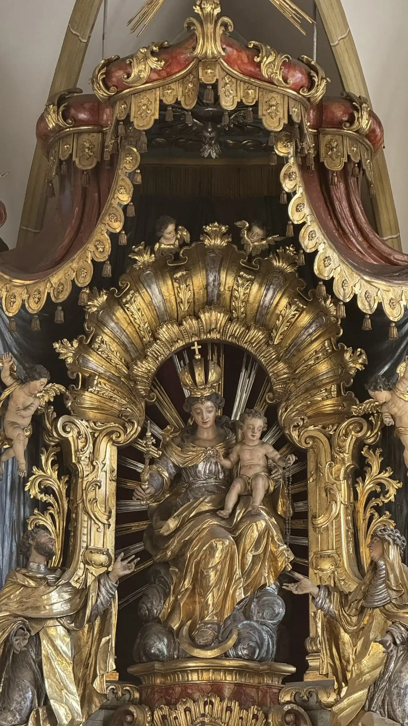 Detail, Barocker Altar